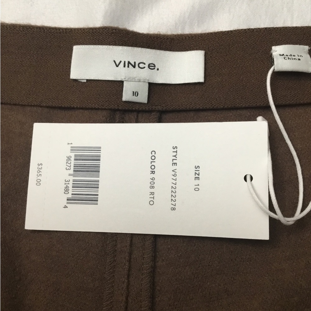 Vince Classic Brown Trousers - Picture 8 of 16